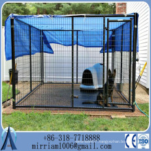 China Supplier Large Heavy Duty Galvanized Dog Kennel House Cages Manufacturer